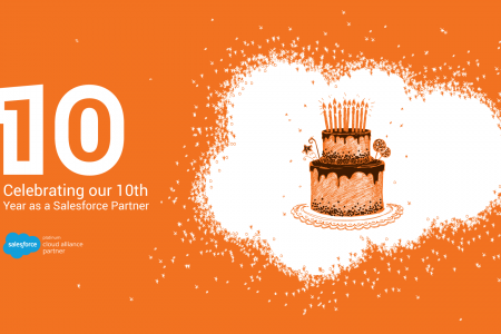 Celebrating-10years-Salesforce-Cake-2