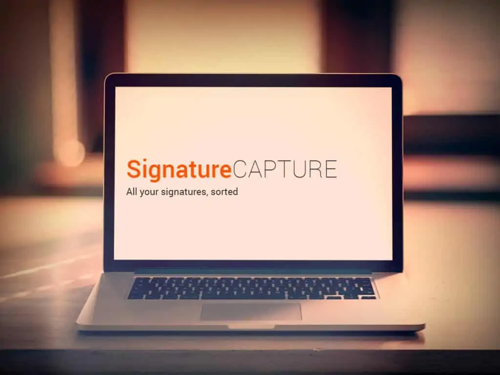 SignatureCapture app image