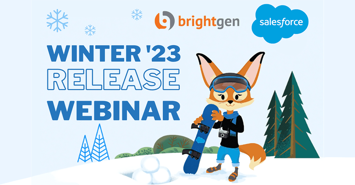 Winter 23 release webinar